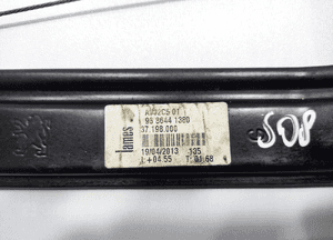 Podnośnik mechanizm szyby lewy tył peugeot 508 i sw 9686441380 2010-2014 5
