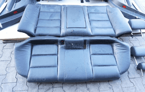 Fotele siedzenia skóra manualne audi A6 C6 sedan 2
