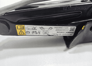 Lewarek podnośnik koła zapasowego klucz ucho renault express ii 2021-2024 3