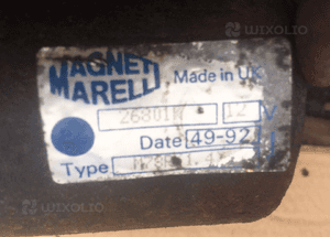 Rozrusznik Magneti Marelli 26801H Range Rover 1 I Classic 3,9 V8 2
