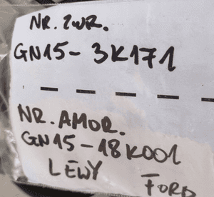 FORD ECOSPORT ZWROTNICA AMORTYZATOR WAHACZ LEWY GN15-3K171 GN15-18K001 16