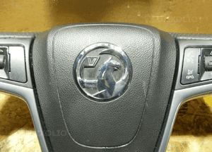 Kierownica kompletna skóra multifunkcja opel insignia oryginał 5