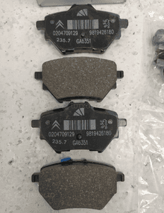 CITROEN C4 III E-C4 KLOCKI HAMULCOWE TYŁ TYLNE KOMPLET NOWY ORYGINAŁ 3