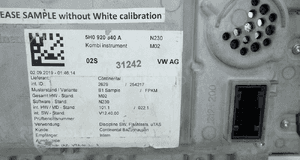 VW GOLF VIII 2019- VITRUAL COCKPIT ZEGAR LICZNIK USZKODZONY 5H0920340A 5