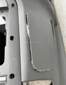 MERCEDES  639 viano vito czarna dekor cupholder konsola deska kokpit 4