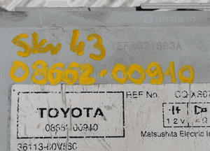 Avensis T25 nawigacja 08662-00910 4