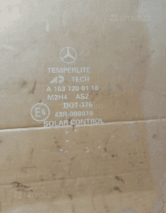 Szyba lewy przód przednia lewa Mercedes ML W163 A1637200118 5