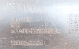 Płyta osłona nadwozia skoda octavia iii 3 5E 2013- 2