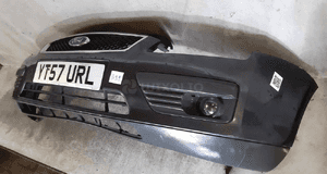 Zderzak przód przedni do ford focus MK.2 ii H4 szary halogeny 3