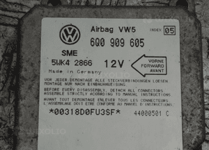 SENSOR AIRBAG MODUŁ PODUSZKI VOLKSWAGEN SHARAN I LIFT 04R 6Q0909605 3