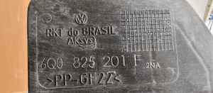 Osłona podwozia płyta lewa VW FOX 6Q0825201F 5