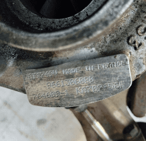 Turbosprężarka turbina peugeot citroen 2.0 hdi 120KM 9661306080 4