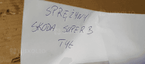 Sprężyny sprężyna tył tylne 2SZT Skoda Superb 7