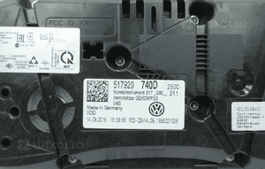 Licznik zegary vw sportsvan 517 62352KM 517920740D 5