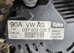VW Polo Seat Ibiza Fabia Audi A2 1.4 16V alternator 90A 037903025 T 12