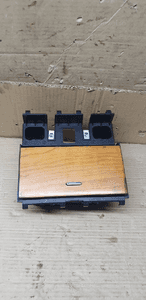 Schowek uchwyt na kubki dekor tunelu drewno Jaguar XF X250 8X2354045C22-A 1