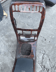 mercedes cl 215 podłokietnik dekor  drewno panel czarny szary 13