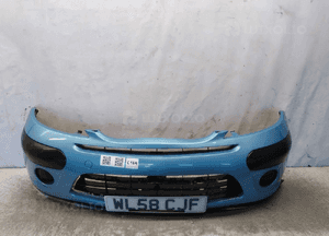Zderzak przód przedni citroen C3 lift fl kmyd niebieski błękitny 1