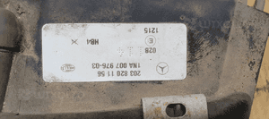 Halogen lewy przód przedni Mercedes W203 2038201156 7