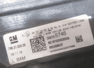 LAMPA PRZÓD LEWA OPEL ASTRA K V 5 FULL LED 39055745 5