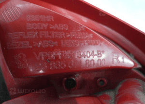 Peugeot 207 cc lampa tylna prawa tył prawy cała 4