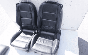 Fotele siedzenia volkswagen eos grzane skóra 5
