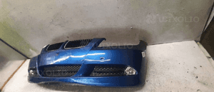 Zderzak przód przedni bmw E90 E91 lemans blau niebieski błękitny halogeny 3