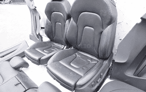 FOTELE SIEDZENIA SKÓRA EL GRZANE AUDI A5 8T COUPE 7