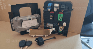 KOMPUTER STEROWNIK BSI IMMOBILIZER KLUCZYK CITROEN PEUGEOT 1.6 HDI 9663394580 9659285580 ORYGINAŁ 1