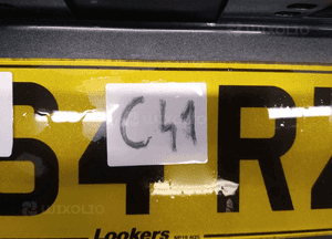 ^ ZDERZAK TYŁ TYLNY CITROEN DS3 KTH SZARY GRAFITOWY  PDC CZUJNIKI 4