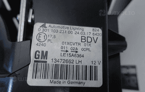 Opel zafira c lift 2015- lampa przednia full led lewy przód 13472662 16