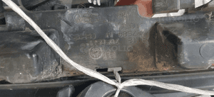 Bmw E90 slizg slizgi zderzaka tyl 7058522 7118194 6