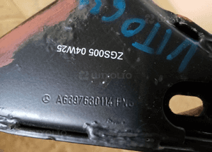 Prowadnica drzwi przesuwnych Mercedes Vito 639 A6397630114 5
