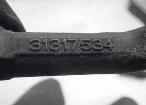 PRAWA KONCOWKA DRAZKA KIEROWNICZEGO,DRAZEK,OSLONA VOLVO V40 31317534 2