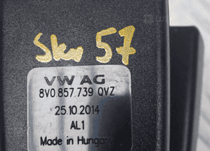 Golf vii zapinka pasa tył tylnego 8V0857739 3
