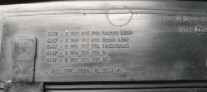 Listwa progowa progu lewy tył tylna lewa podświetlana BMW M5 G30 F90 8061071 7