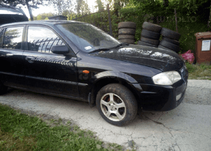 Mazda 323f bj 98-03 Klapa tylna tył z szyba k 16W 8