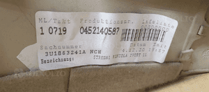 Tunel środkowy osłona tunelu Skoda Superb 3U1863241A 7
