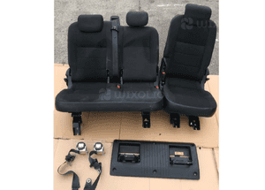 Kanapa tylna siedzenia 2 rząd kompletny zestaw Land Rover Defender Puma 2