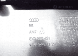 Spoiler zderzaka tył audi A1 8X0807421 9