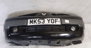 Zderzak przód przedni do renault megane ii 2 halogeny NV676 czarny 1
