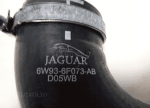 JAGUAR XJ X351 XF X250 3.0 D PRZEWÓD RURA WĄŻ INTERCOOLERA ORYGINAŁ 5