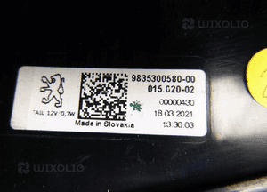 Peugeot 308 iii T10 21- lampa lampy prawy tył tylne komplet oryginał 16