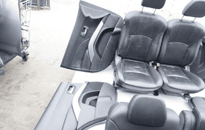 Fotele siedzenia skóra 7 osób citroen c-crosser 4