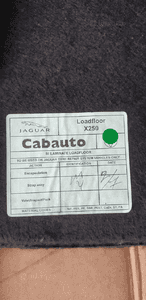 Wykładzina podłoga bagażnika dywan Jaguar XF X250 7