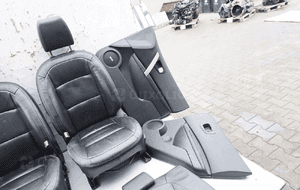 Fotele siedzenia skóra boczki grzane nissan qashqai i J10 fl 4