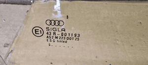 Szyba drzwi prawy przód przednia prawa Audi A4 B5 AS2 4