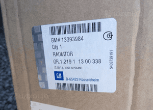 Chłodnica opel astra j zafira c insignia 13393984 nowe oryginał 3
