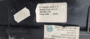 Listwa dekor drzwi komplet drewno Audi A8 D3 8