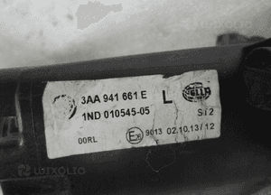 Vw passat B8 na 1 żarówka halogen lewy przód przedni oryginalny 4